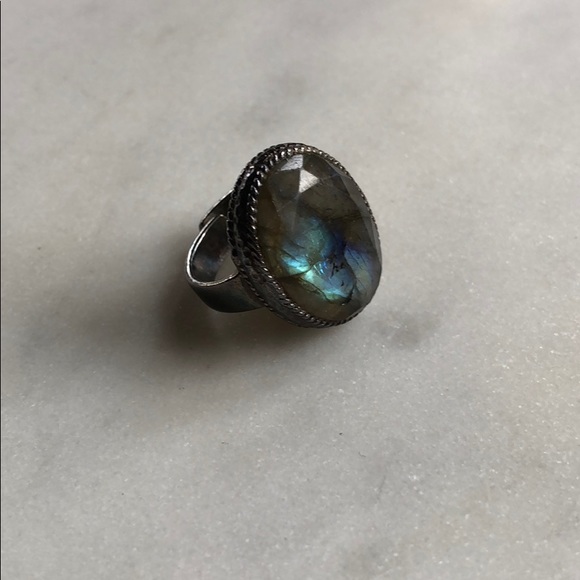 Baroni | Labradorite .925 Silver Ring | O/S - Picture 10 of 17
